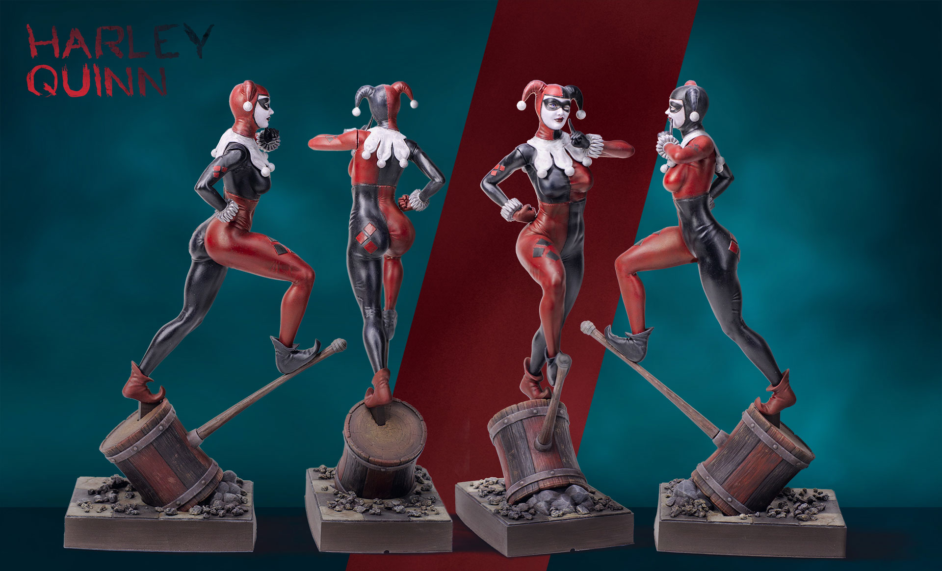 Hecho un desastre Real papel Harley Quinn - 3D Print Ready - ZBrushCentral