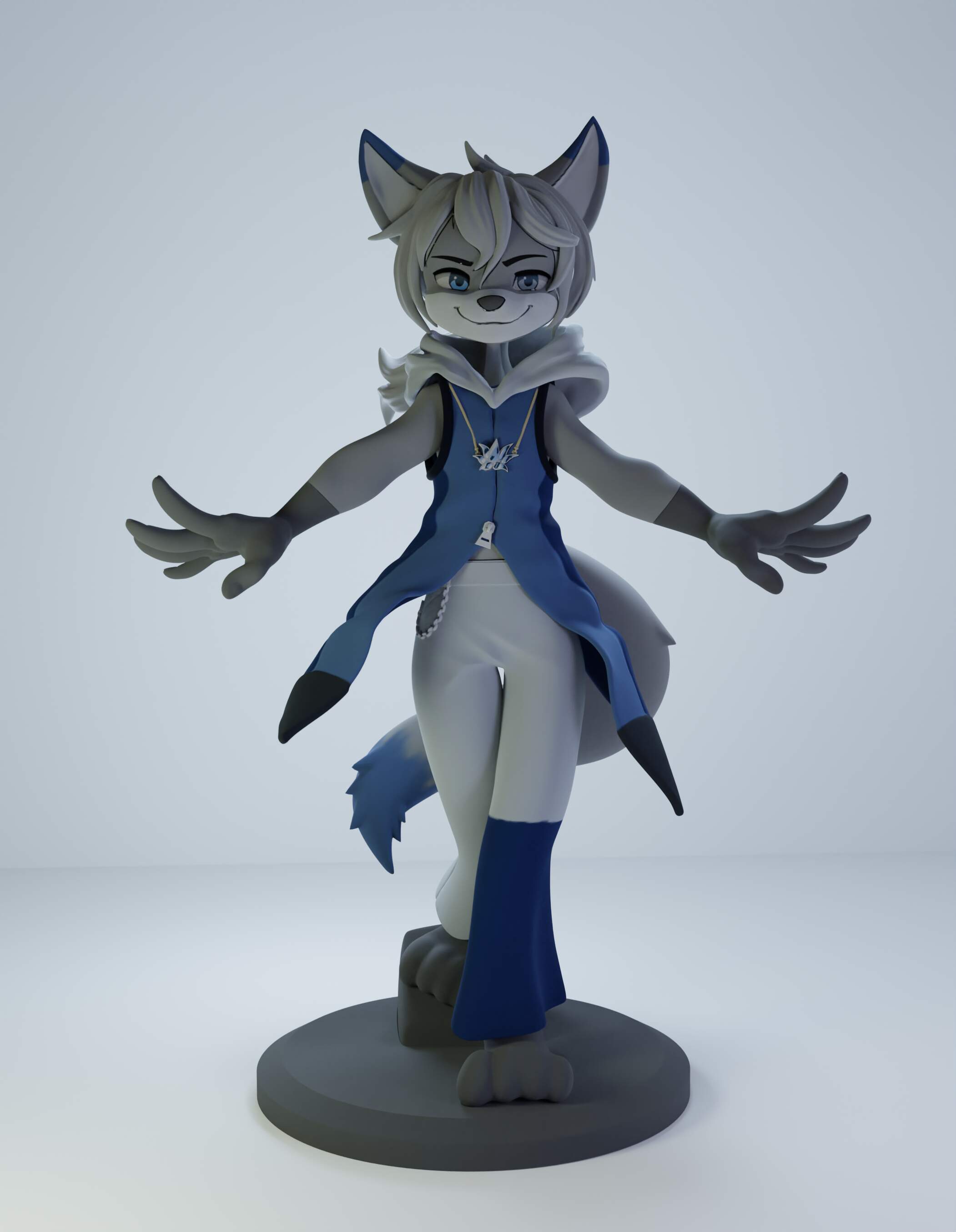 Furry Maverick Figure ZBrushCentral
