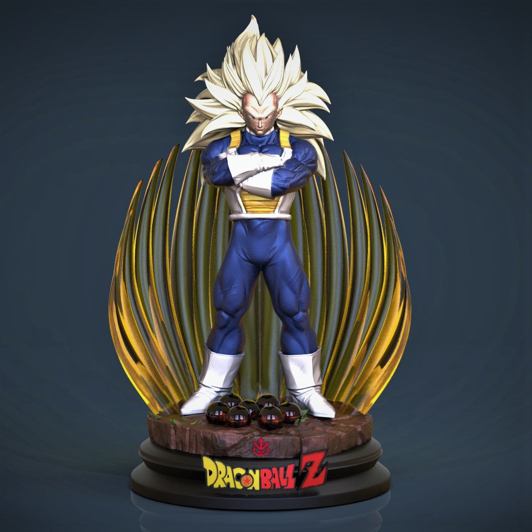 ArtStation - Vegeta super saiyan blue