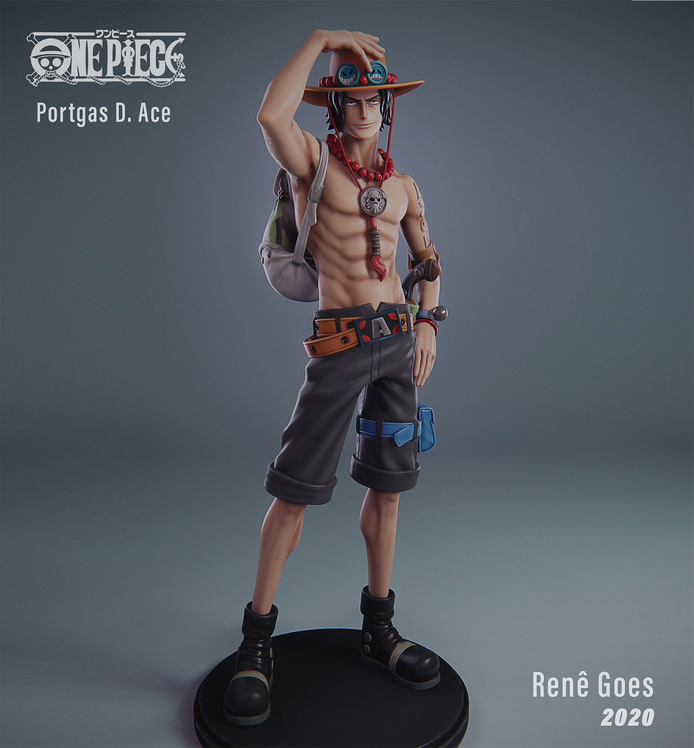 ArtStation - [LEGO] One Piece - Portgas D. Ace