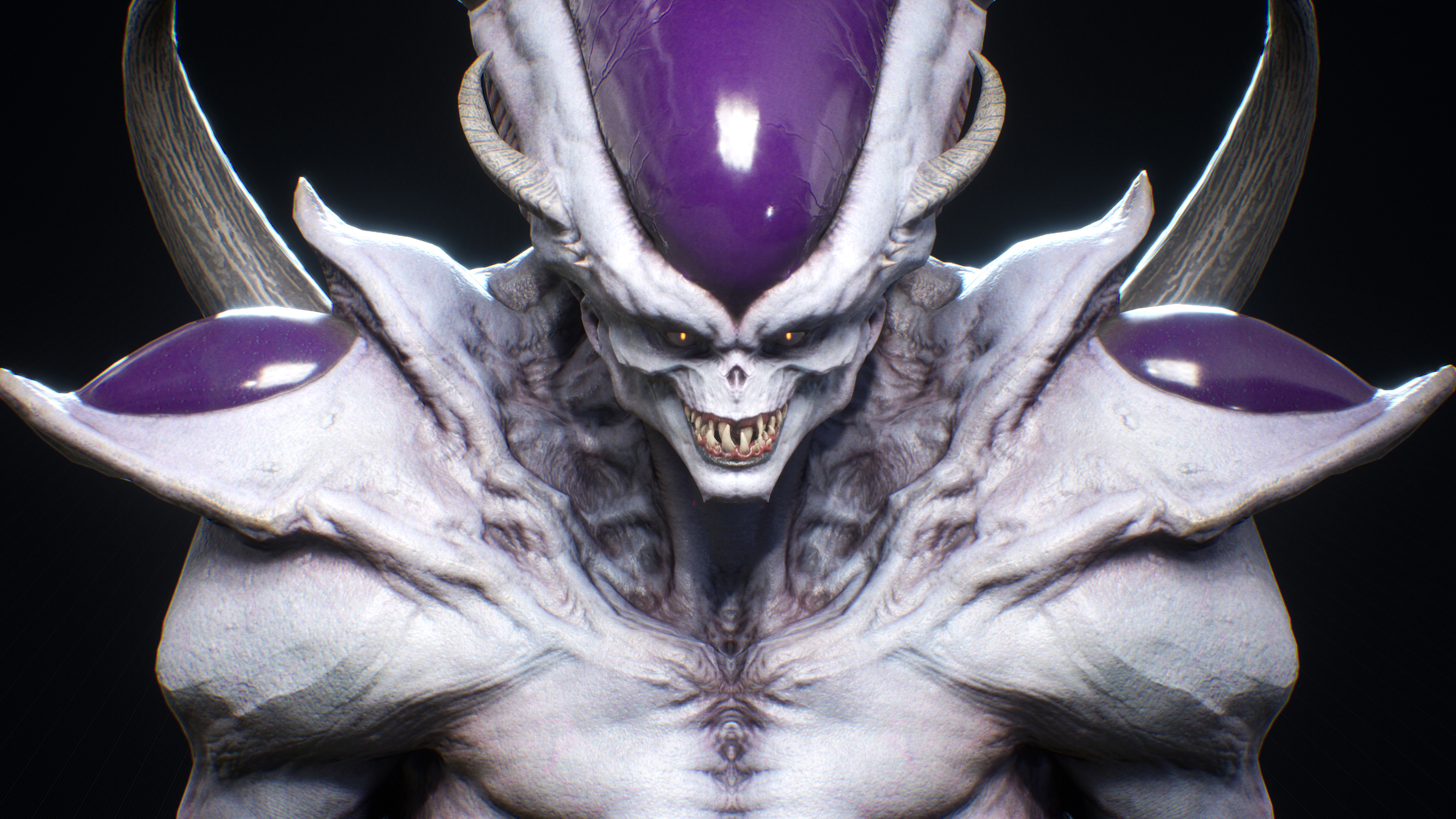 Frieza 3rd form fan art - ZBrushCentral