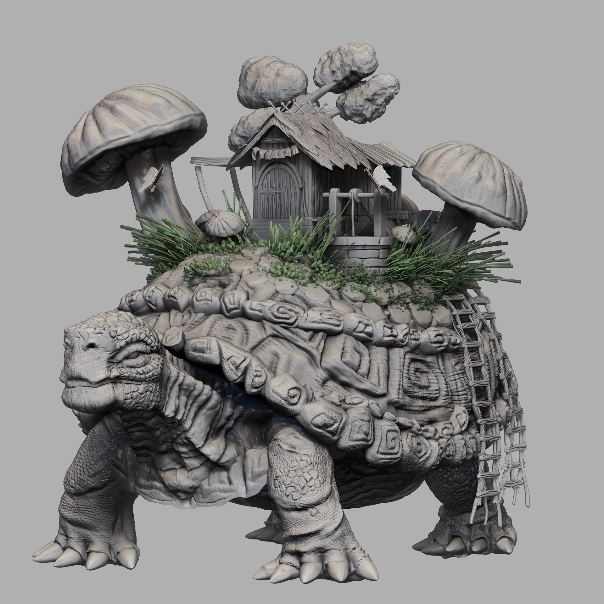 Turtle Concept - ZBrushCentral