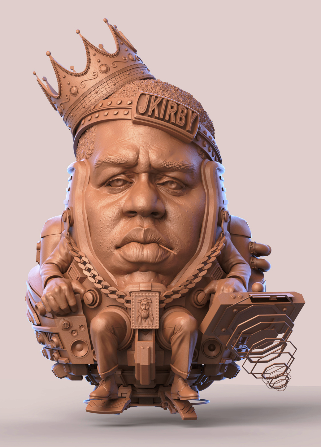 レア特大一点物notorious bigペイントアート Notorious B.I.G painting