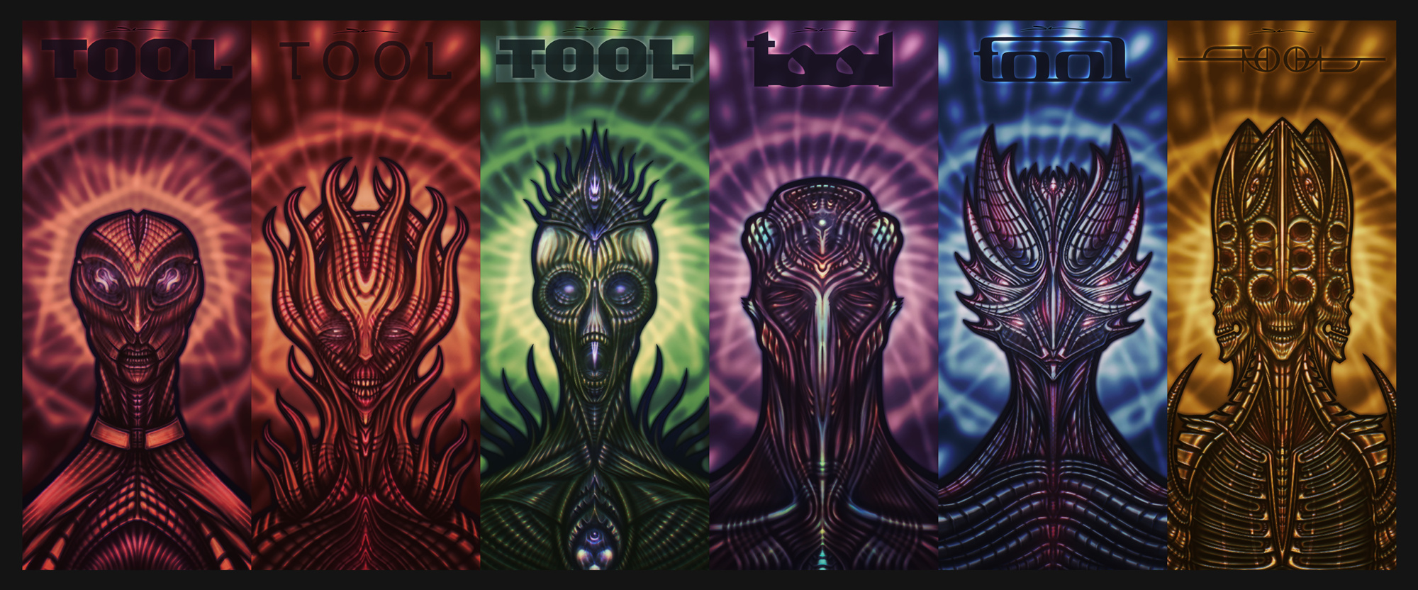 TOOL (1992 - 2018) Fan Album Illustrations