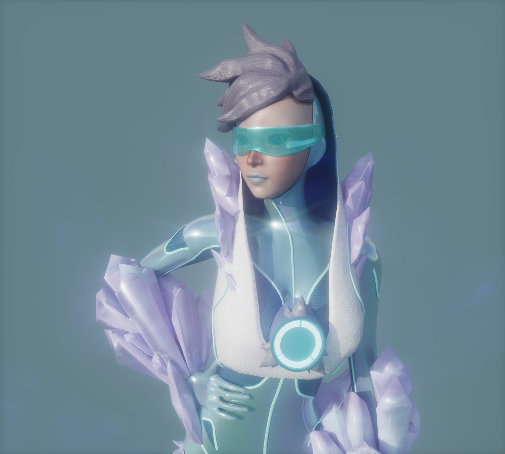 Icicle Tracer Overwatch Skin Concept - ZBrushCentral