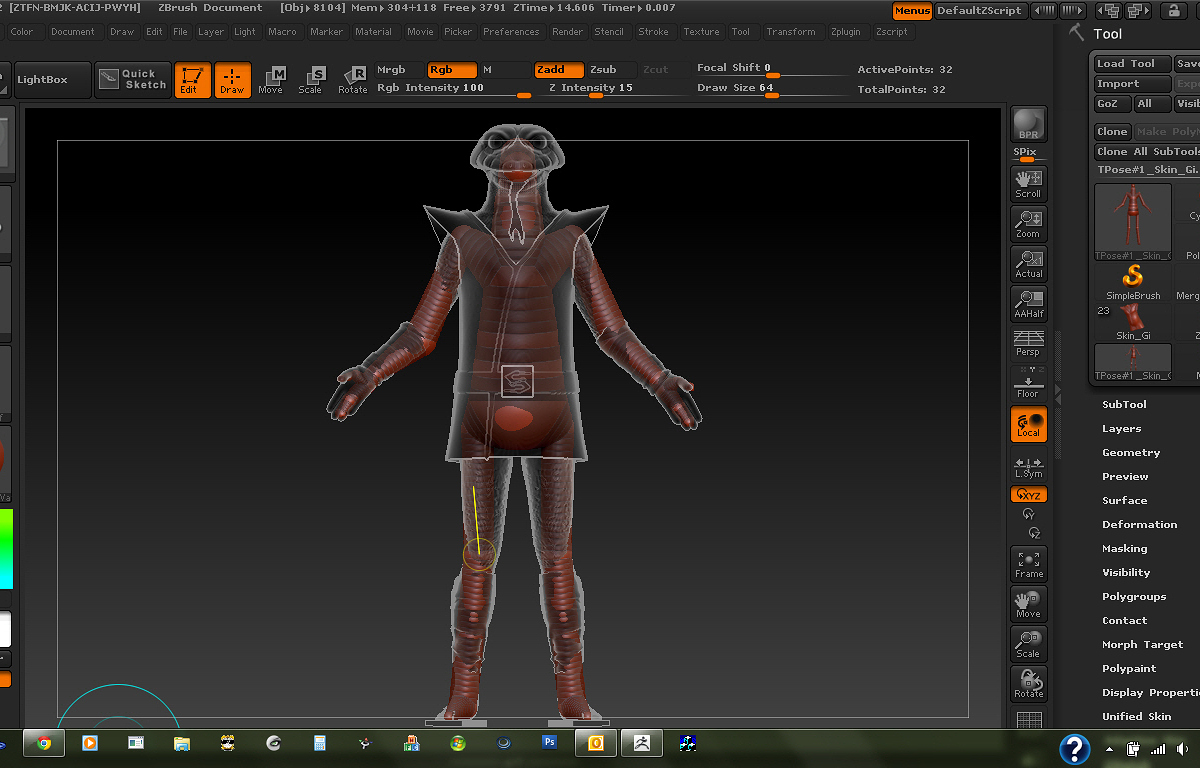 transposemaster zbrush retrieve mesh