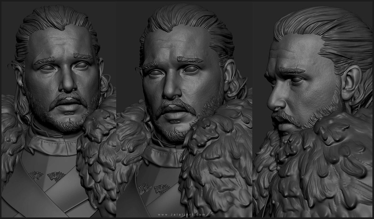 jon snow zbrush