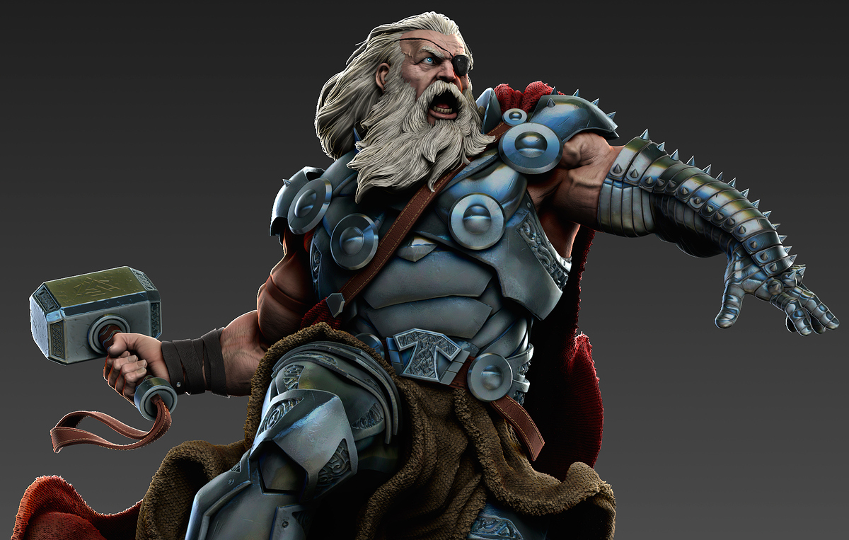 Thor (God of War Ragnarök Fan Art) - ZBrushCentral