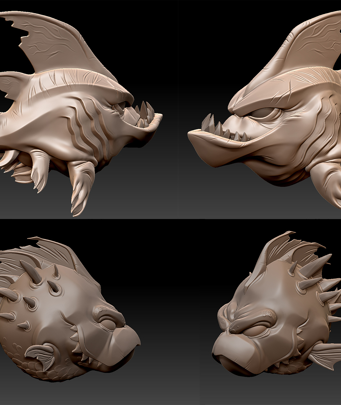 ErinZaneski_PoolShark_PufferFish_hipoly_WIP.jpg