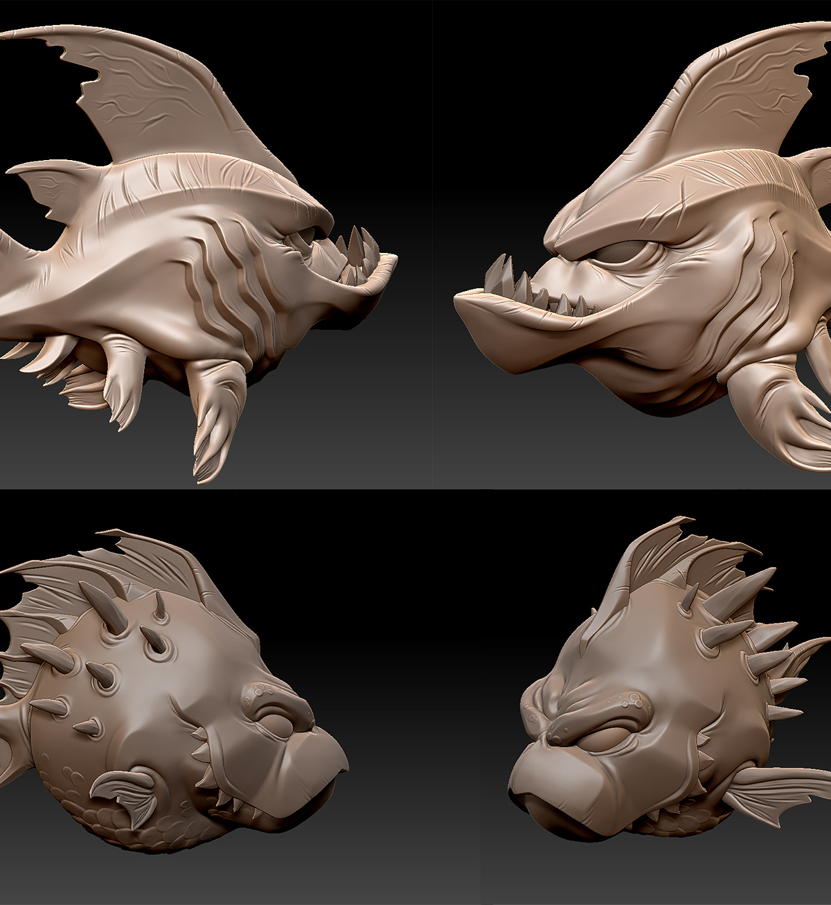 ErinZaneski_PoolShark_PufferFish_hipoly_WIP.jpg