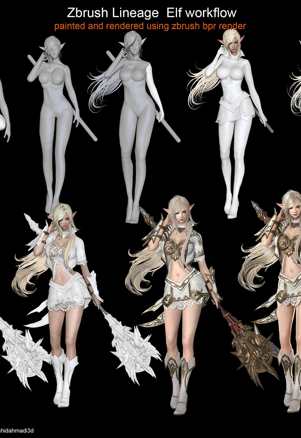 0k vahid ahmadi zbrush elf lineage workflow.jpg