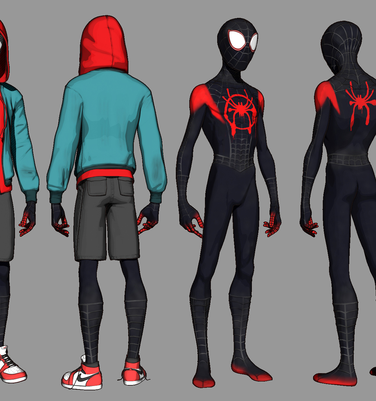 Miles Morales Spider Man Into The Spider Verse Fan Art Zbrushcentral Stunning visuals, beautiful story and fantastic music inspired me to make some spiderman fan art. miles morales spider man into the