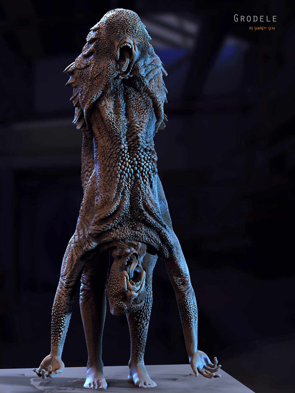 Grodele_Creature_Sculpture_SurajitSen_May2023