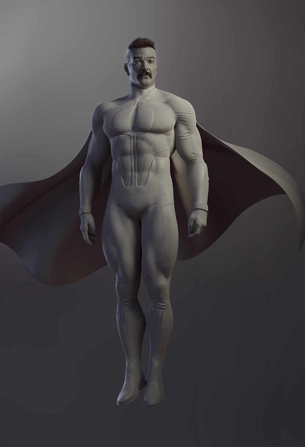 Omniman GreyFilmGrain
