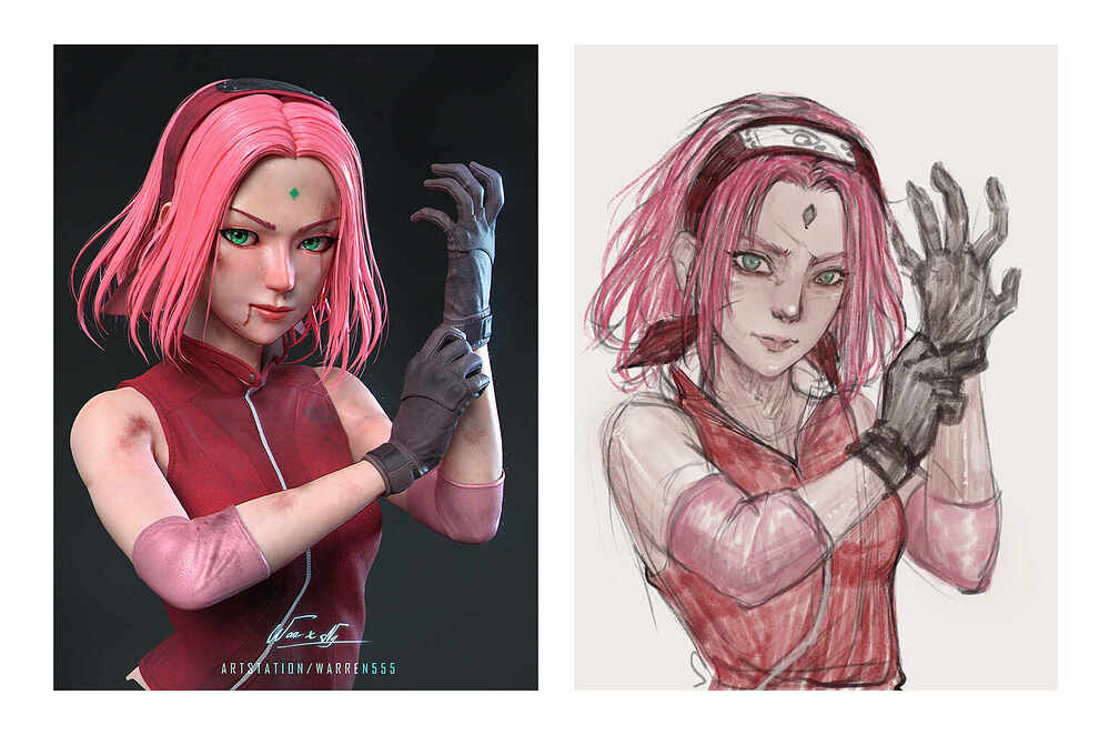 Sakura_sketch