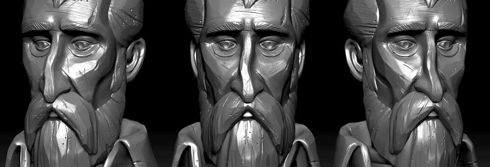 Jorge_Digital_SCulpture_SurajitSen_April2024_WIP