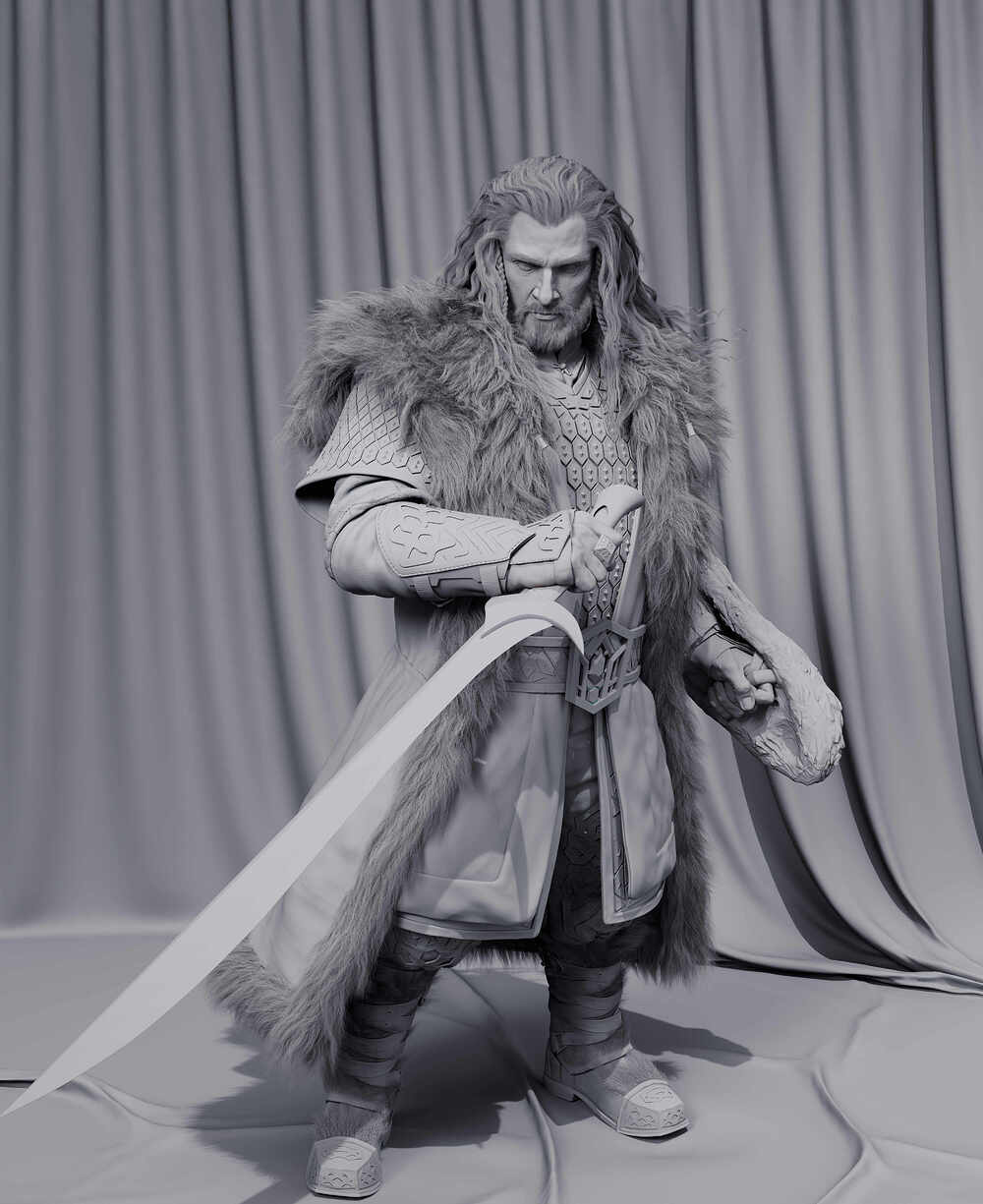 1.Thorin Oakenshield_mesh