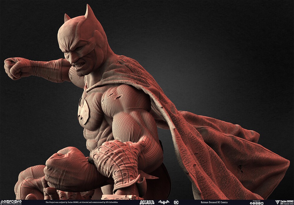 Batman Dceased DC Comics sculpted by Yacine BRINIS 025