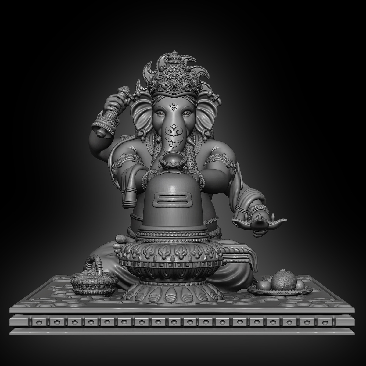 Ganesh-Worshipping