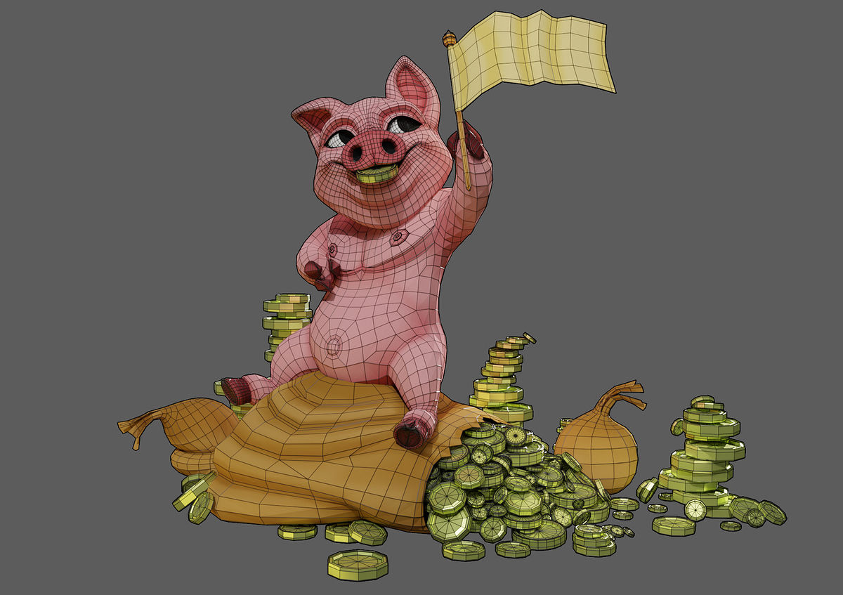 pig_render_wireframe