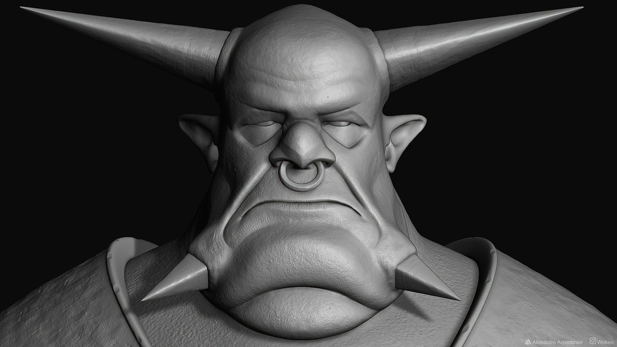 ArpentinierAlexandre_BileDemon_Zbrush_01