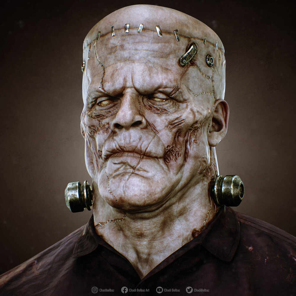 Frankenstein Monster_Render_01