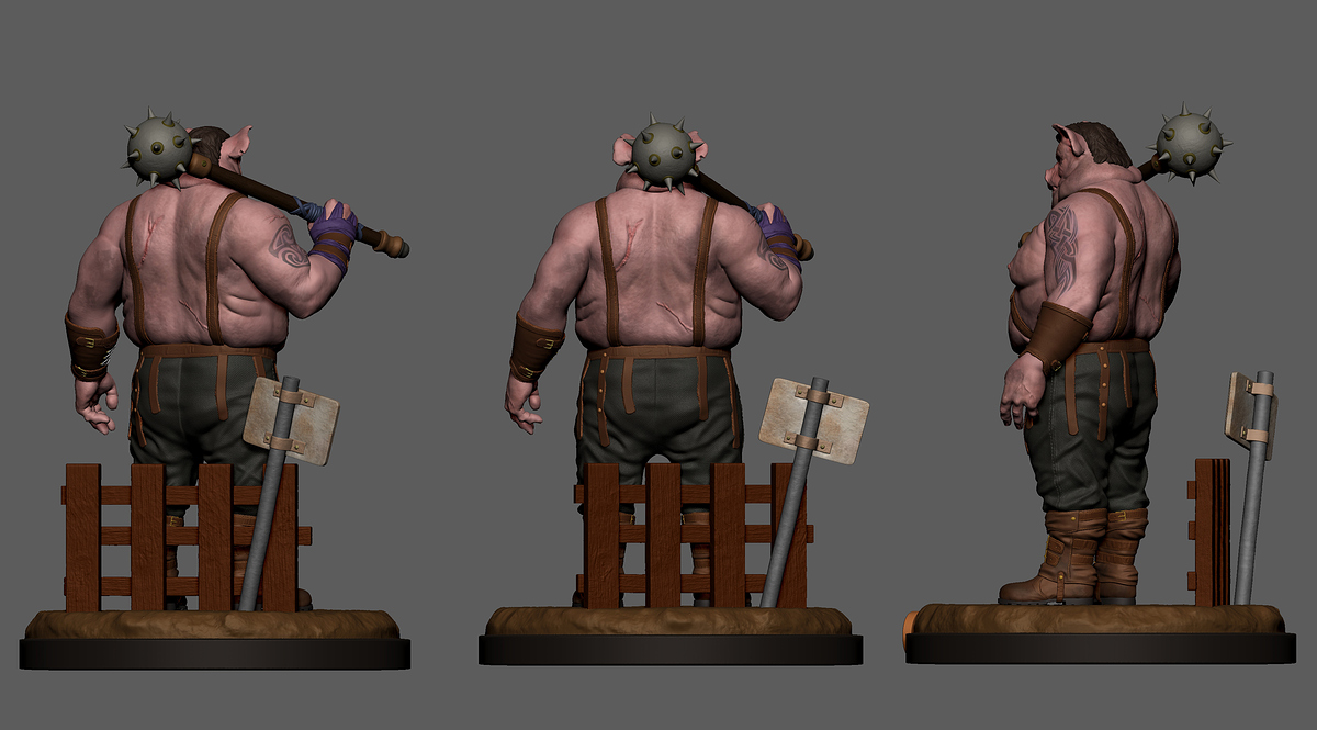 WarriorPig_ZBrush2