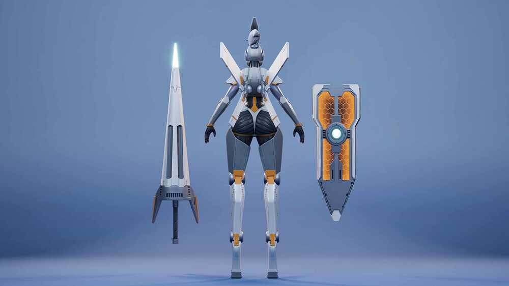RenderApose2Sci-fi Lancer_JonAgorreta