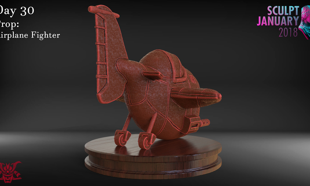 Day 30 Airplane Fighter Render 05.jpg