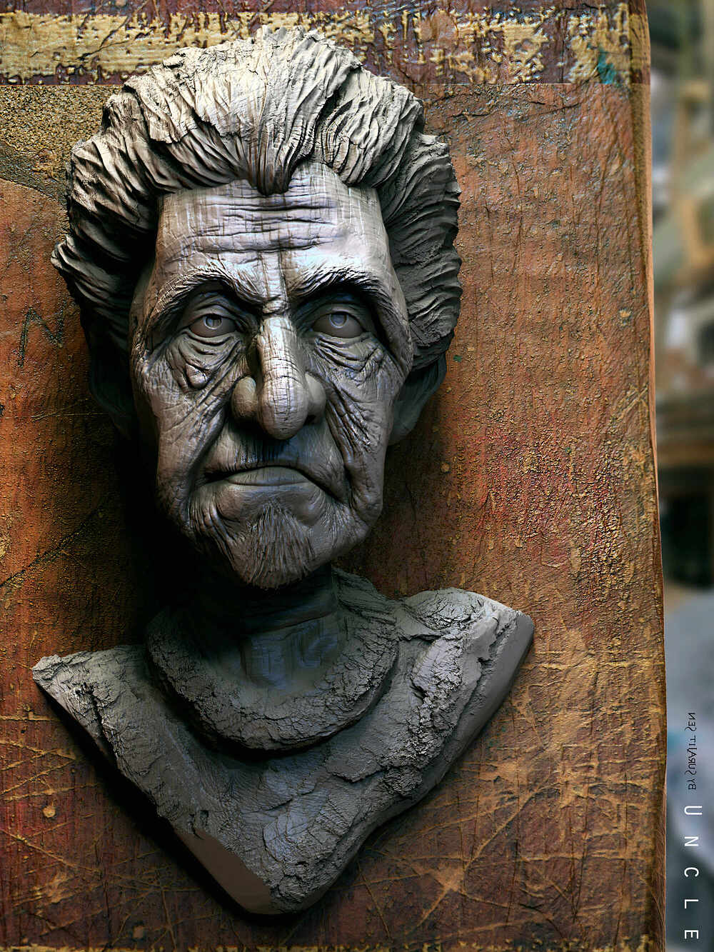 Uncle_Digital_SCulpture_SurajitSen_Feb2024