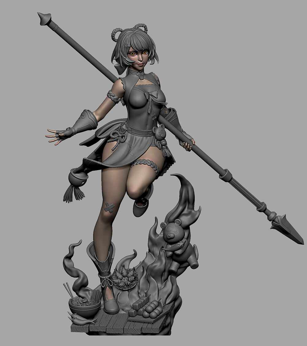 XiangLing_HEADCROP_Clay