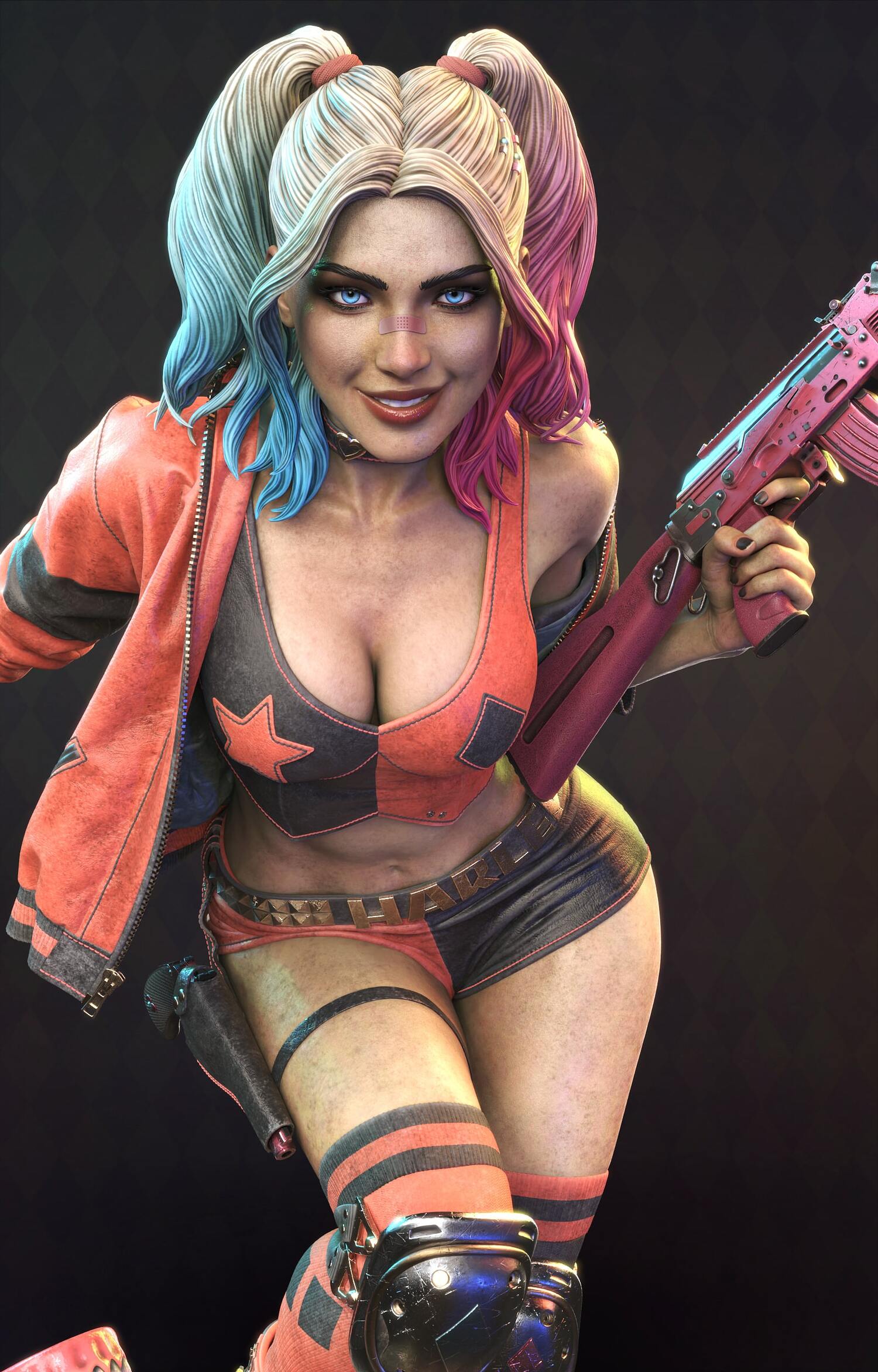 Harley quinn zbrushcentral