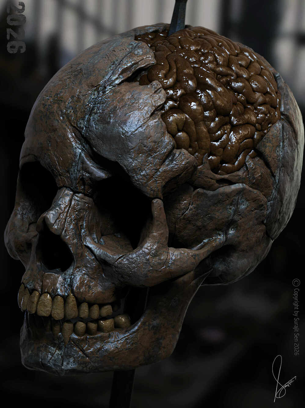 Fractured Consciousness_Digital_Sculpture_SurajitSen_MARCH2026