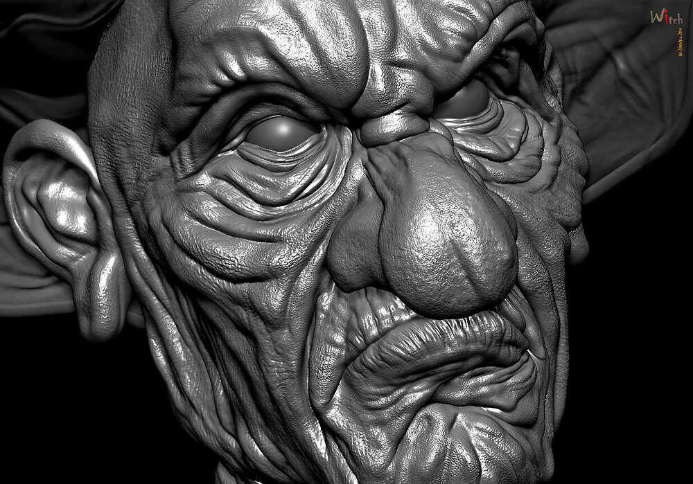 A6_Witch_Digital_Sculpture_SurajitSen_Nov2024_WIP5