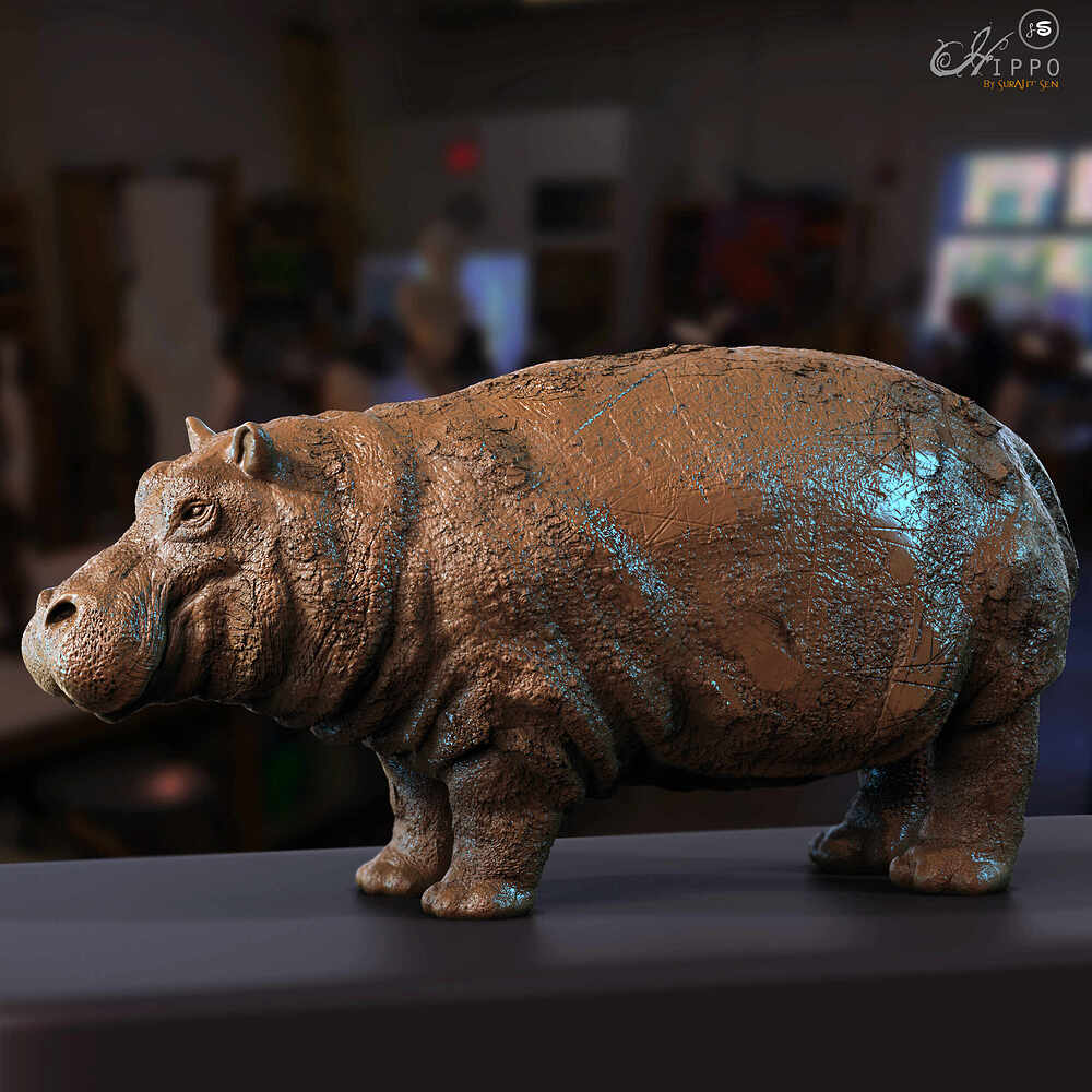 Hippo_Digital_Sculpture_Surajitsen_Feb2023