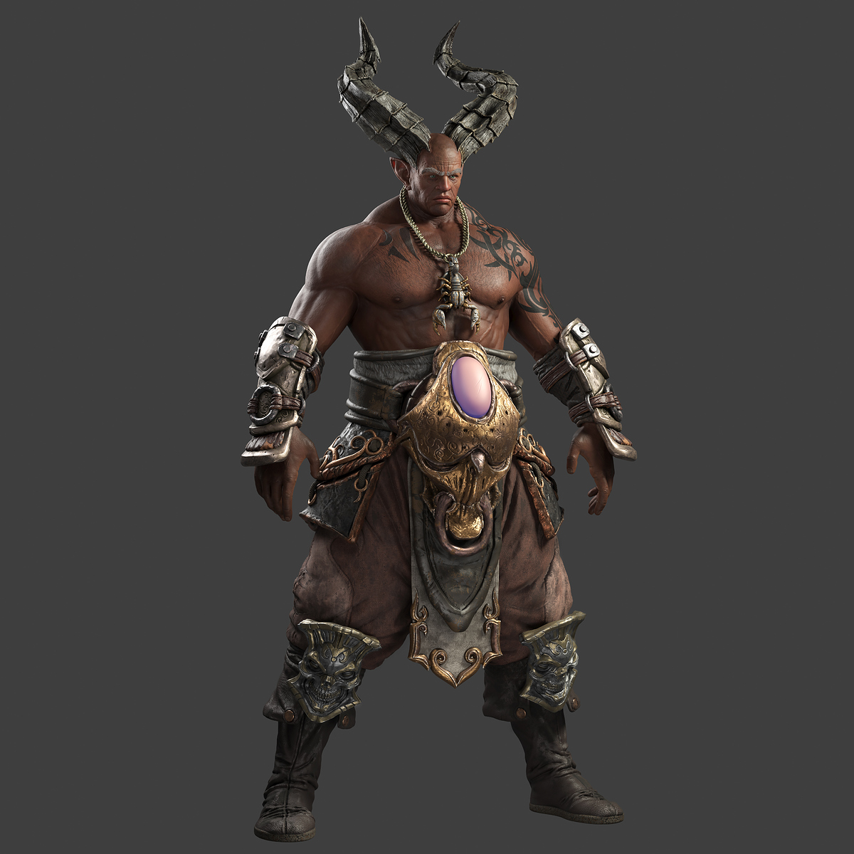 Scorpion warrior4K final render