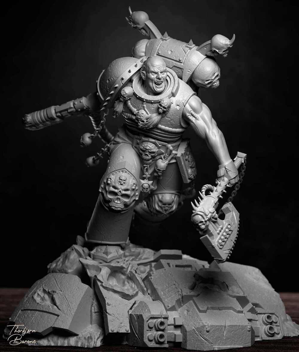 Kharn the Betrayer Front Signature