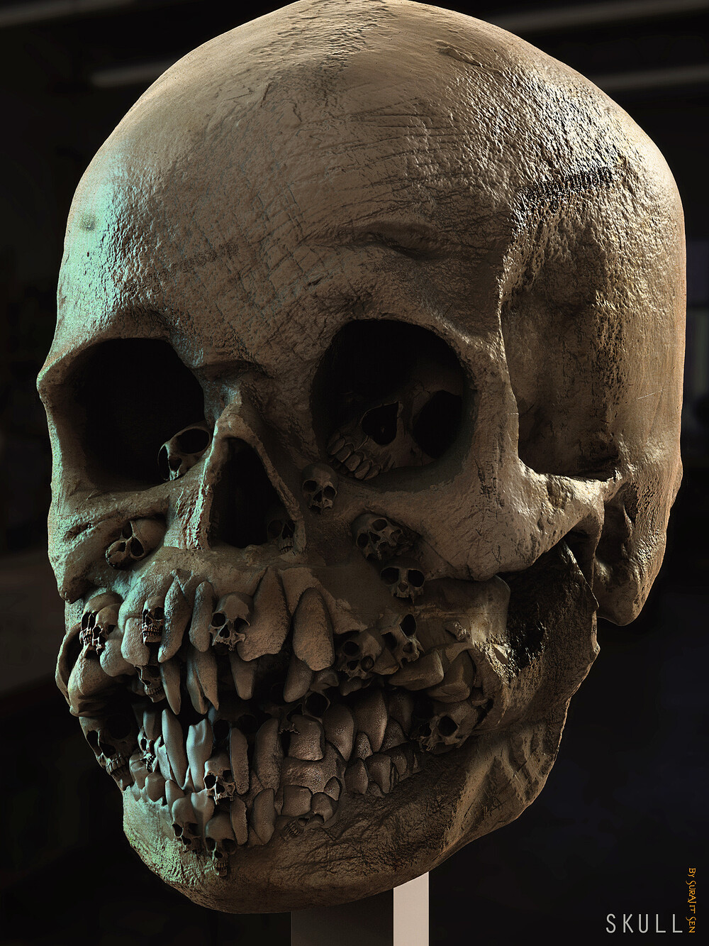 Skull_Digital_Sculpture_SurajitSen_April2023