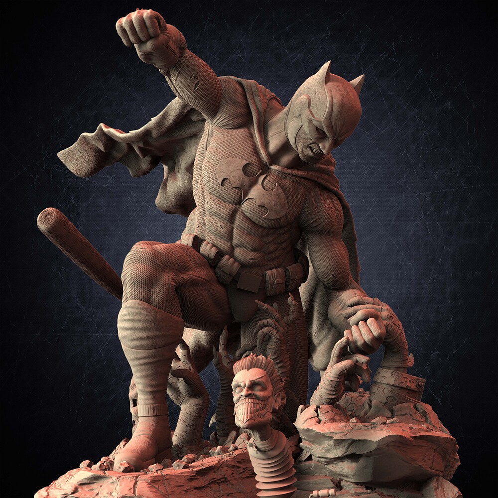 Batman Dceased DC Comics sculpted by Yacine BRINIS 056
