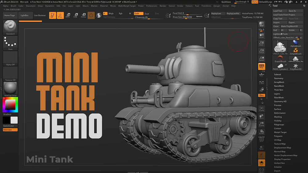 ZBrush Quickstart Course Promo E