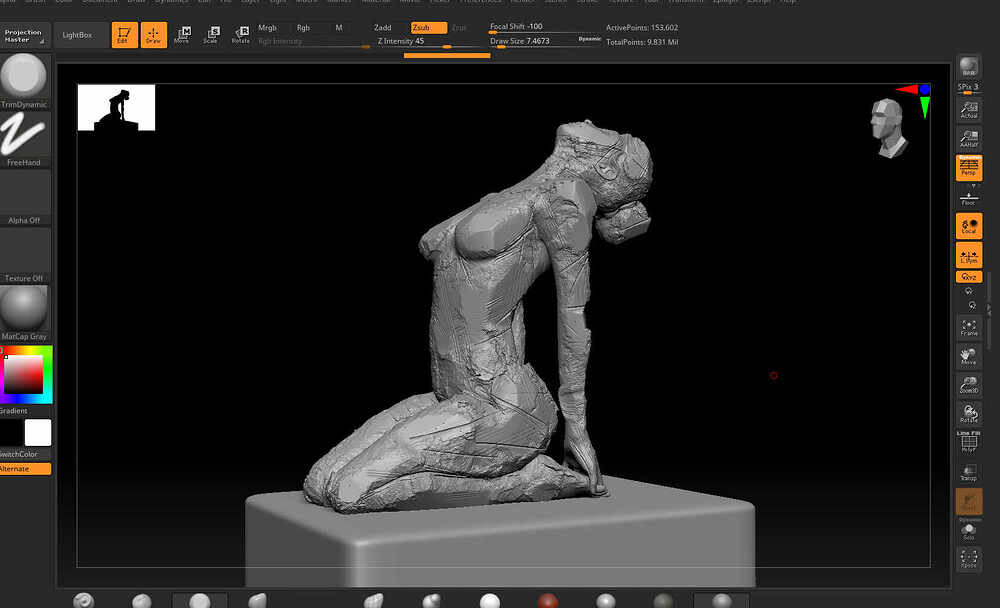 International_Yoga_Day_2022_Digital_Sculpture_SurajitSenA_WIP