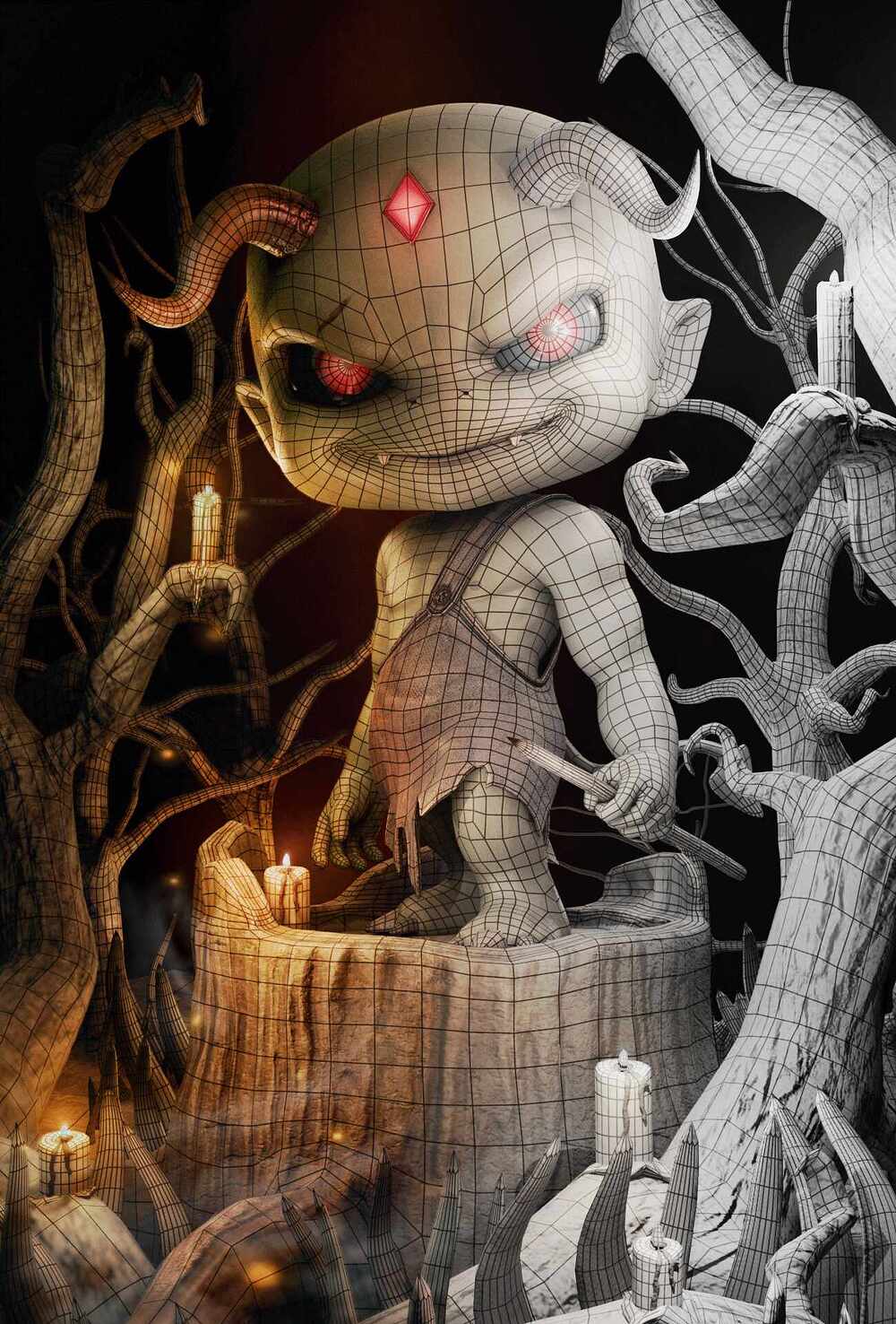 GoblinIllustrationWire