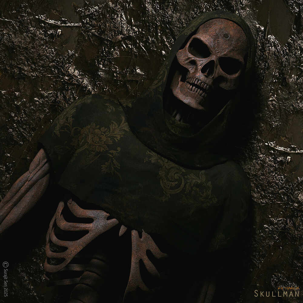 Skull_Man_Creature_Digital_Sculpture_SurajitSen_March2025