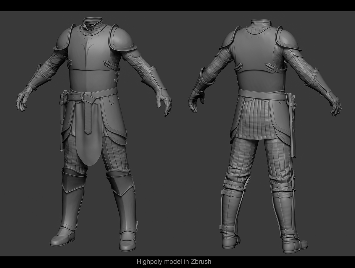 Highpoly body