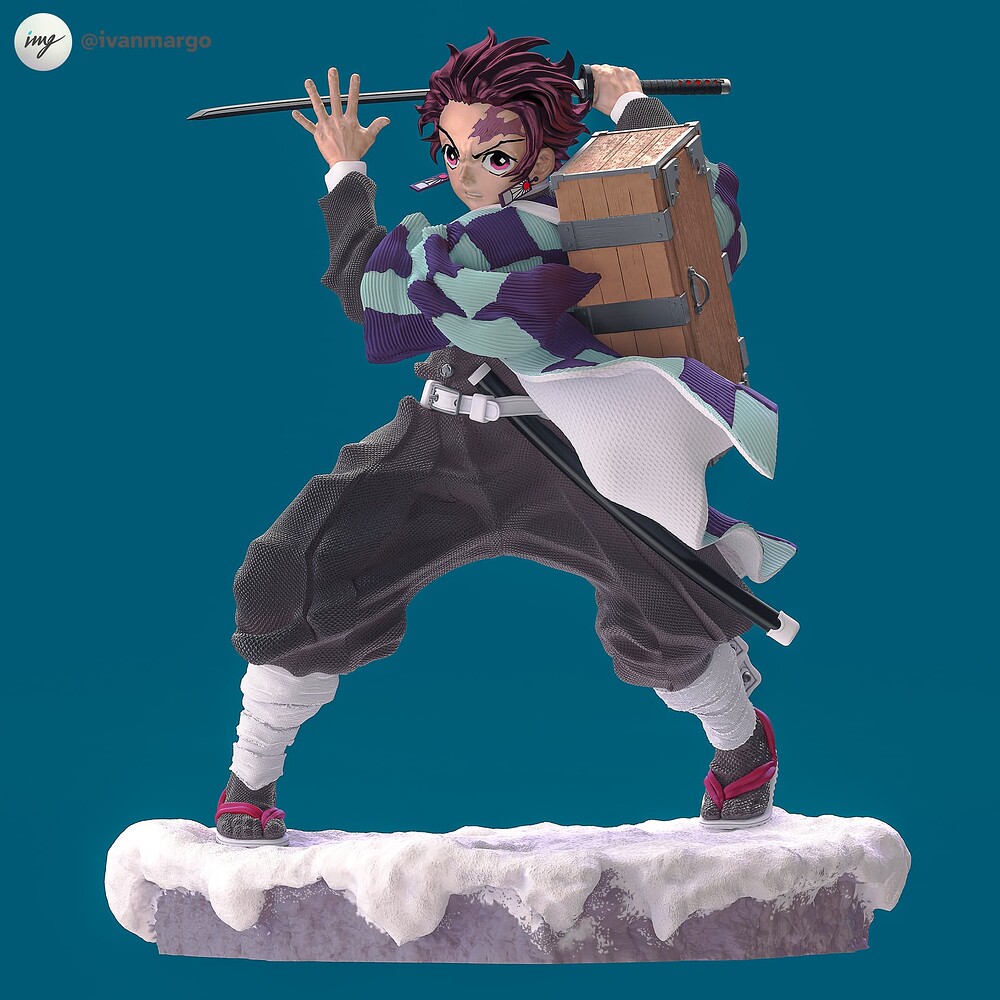 kimetsu-no-yaiba-tanjiro-kamado-3d-sculpt-render-02