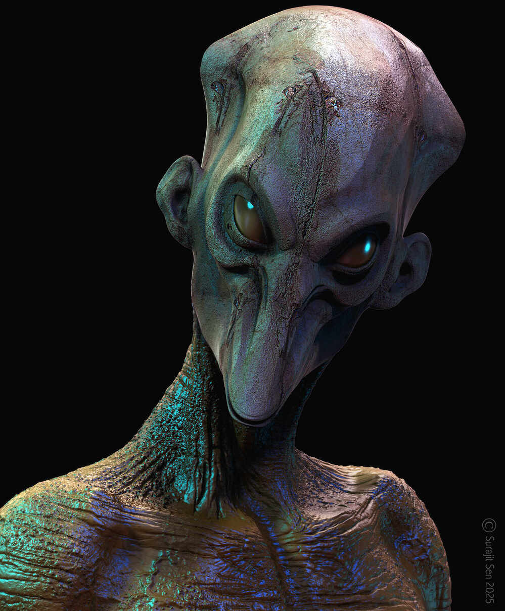 Creature_Digital_Sculpture_SurajitSen_March2025