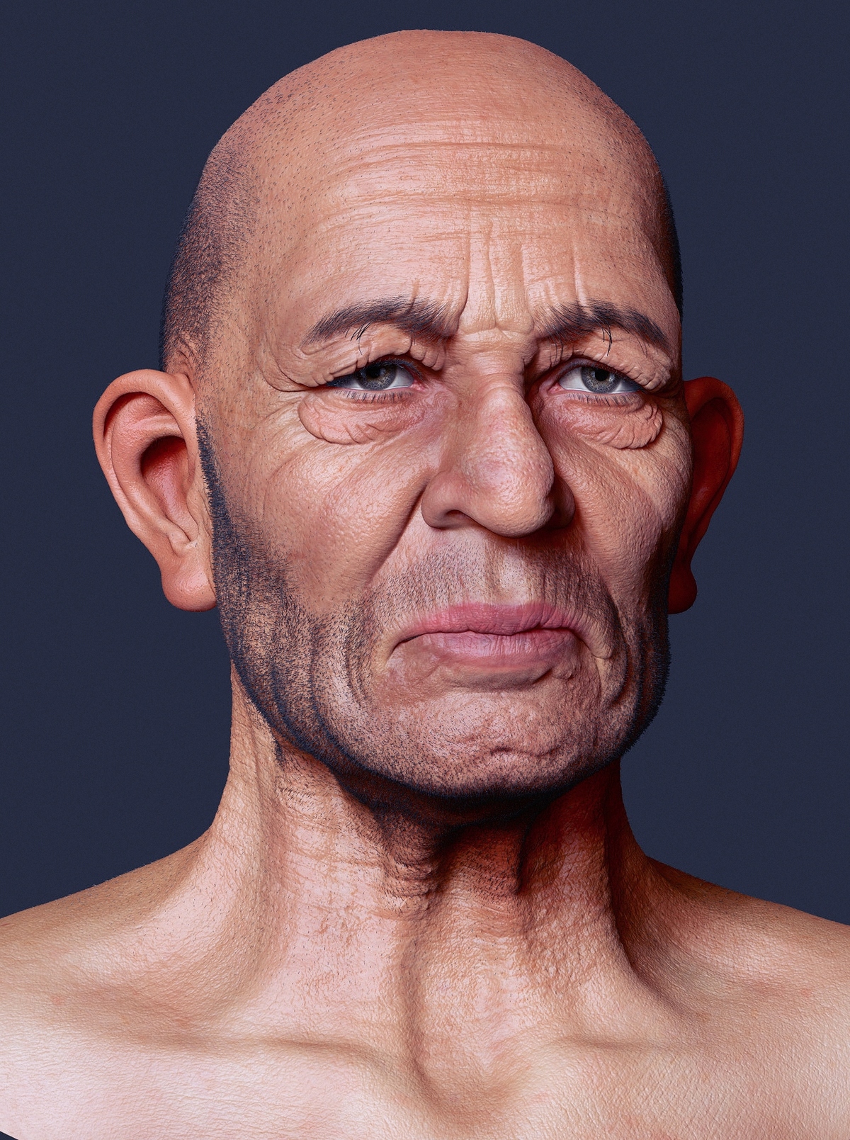 A man's face by Farnad Khatami (2)