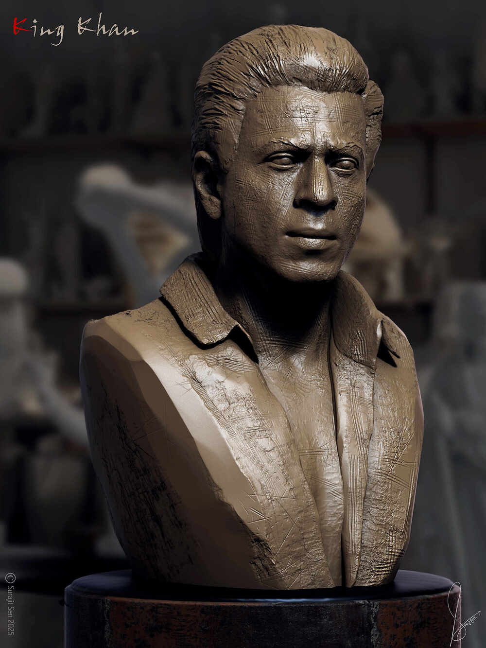 King_Khan_Digital_Sculpture_SurajitSen_Nov2025