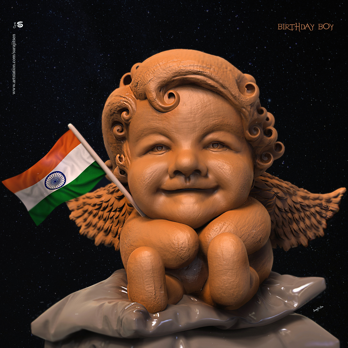 Birthday_Boy_Digital_Sculpture_SurajitSen_Aug2019