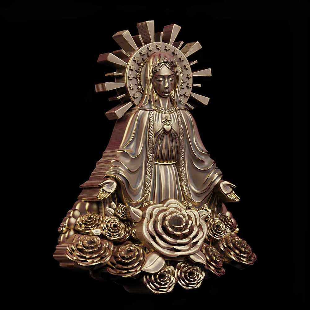 virginmary 3d render (2)